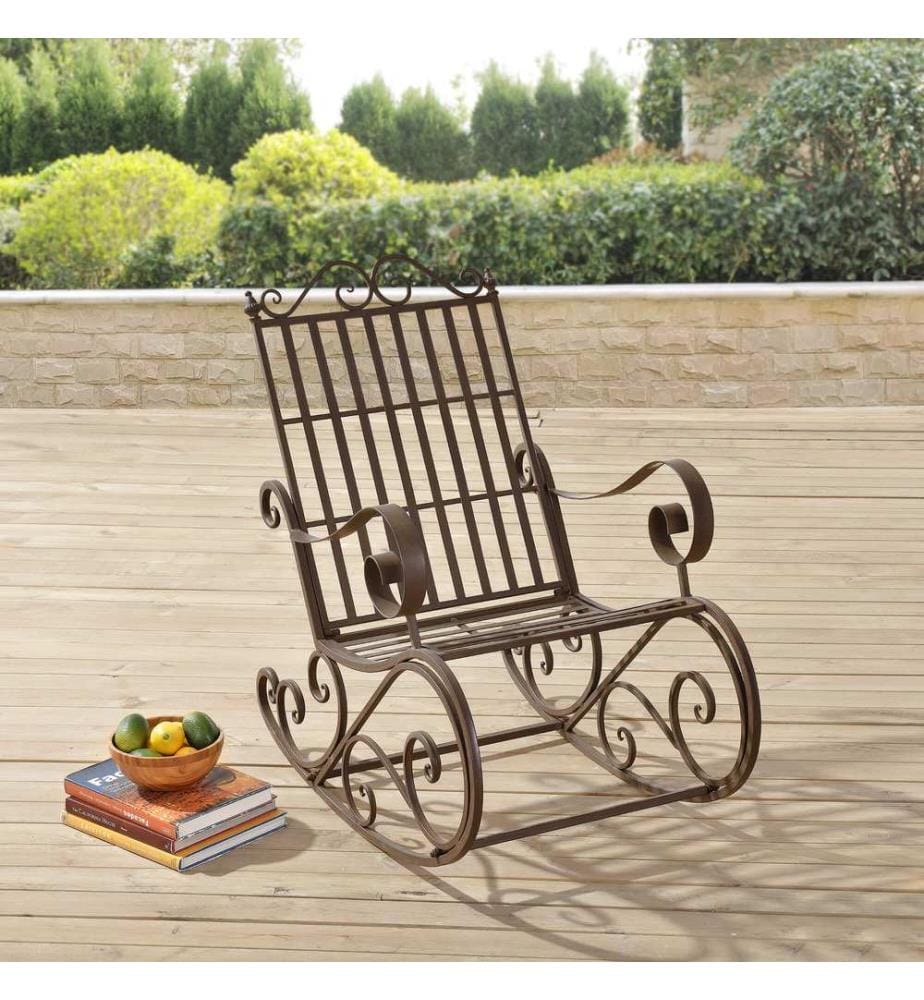 Geraldton Rocking Chair, 92x59x90 cm, Country Style, Brown