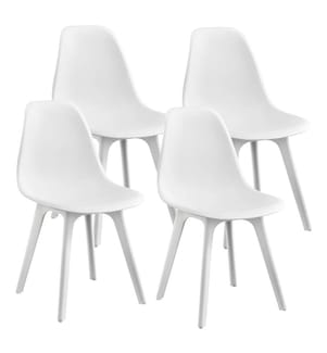 Esszi mmerstuhl Brevik 4er Set 83x54x48 cm Weiss