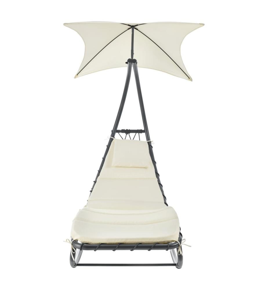 Schaukelliege Lamia mit Dach 160 kg Beige