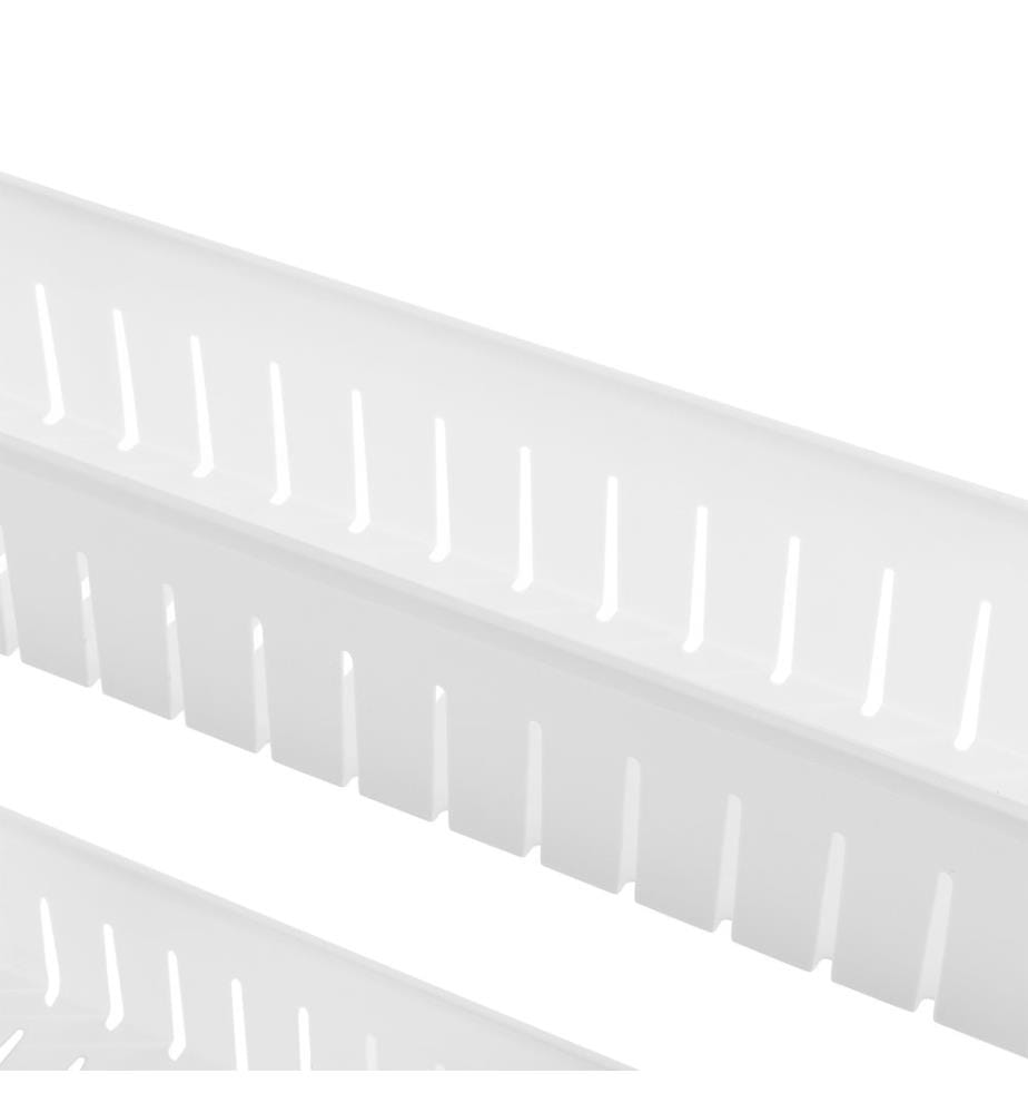 Rollregal 102x12x54.5 cm Rollwagen Weiss