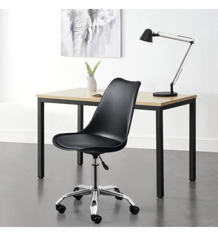Bürostuhl Atherton Kunstleder Schwarz
