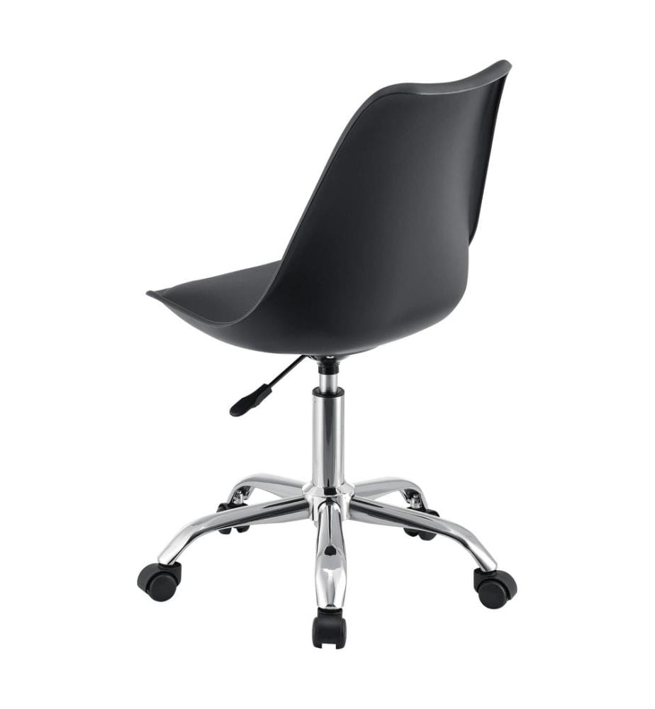 Bürostuhl Atherton Kunstleder Schwarz