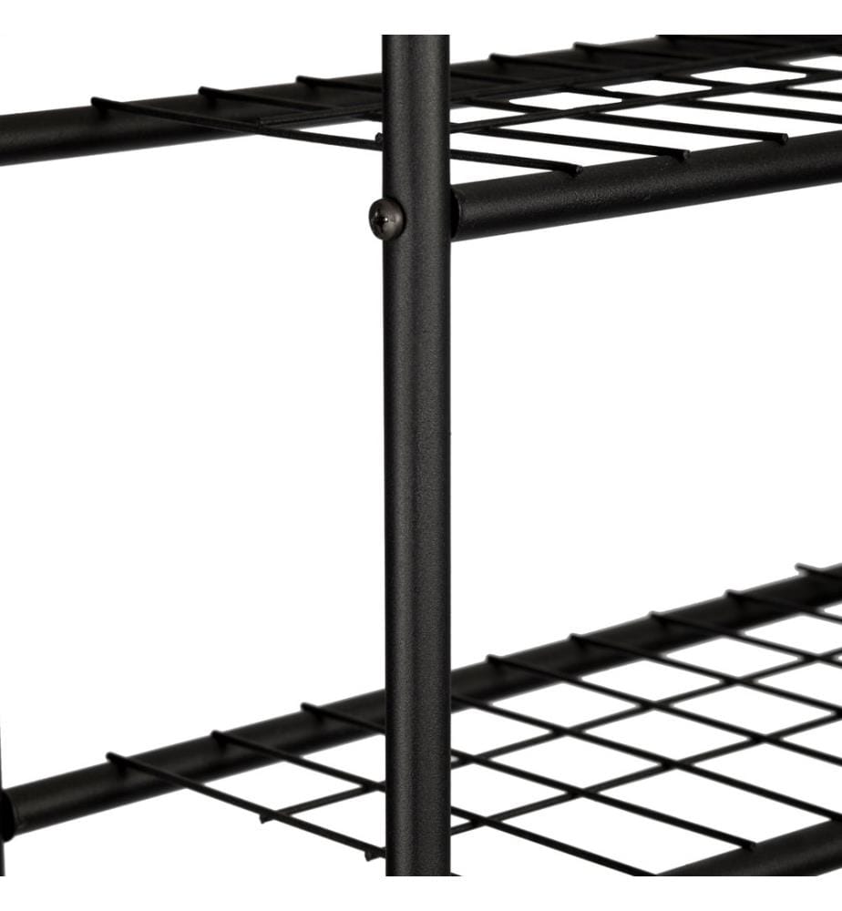 Mensola da bagno Nordborg con 3 ripiani, in metallo, 161 x 52,5 x 24,5 cm