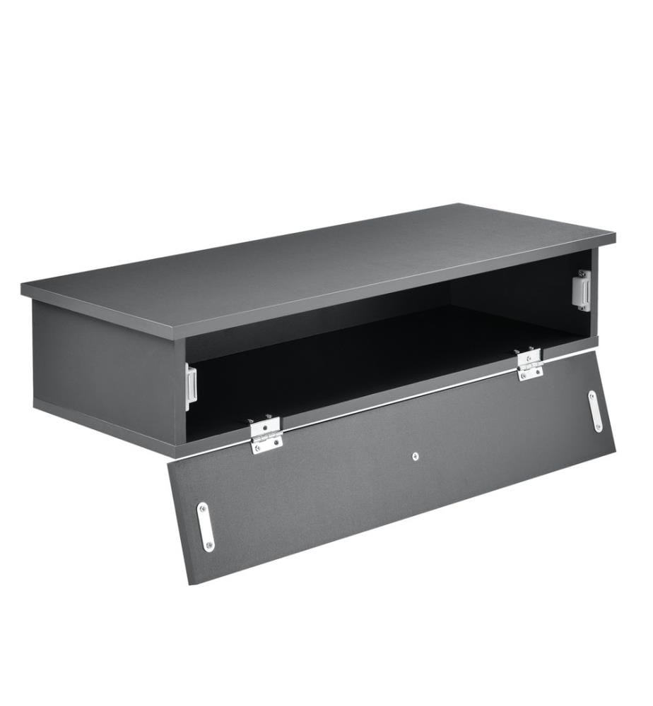 Wandregal Ringsted 60x24x12.6 cm mit Schublade Dunkelgrau