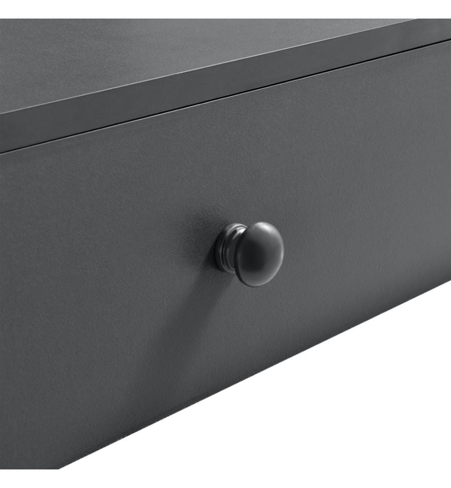 Wandregal Ringsted 60x24x12.6 cm mit Schublade Dunkelgrau