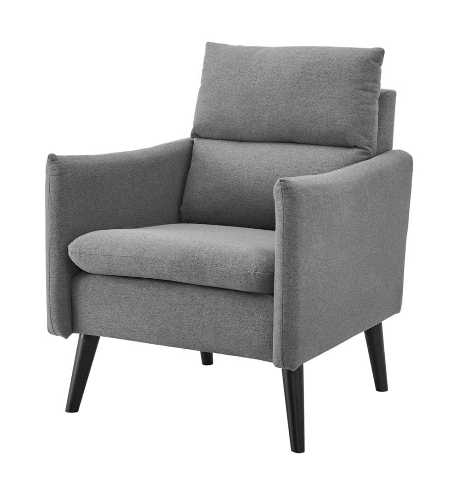 Fauteuil rembourré Eitting gris