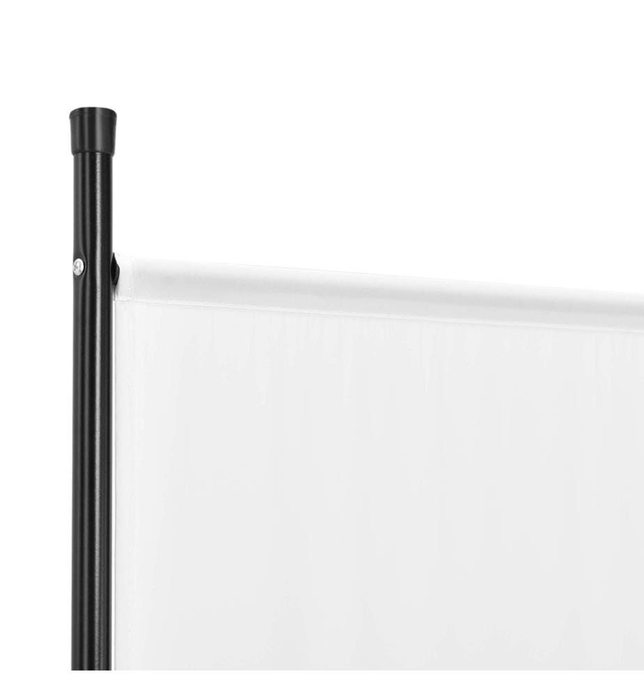 Paravent Raumteiler Huesca 6-teilig 300x171 cm Weiss