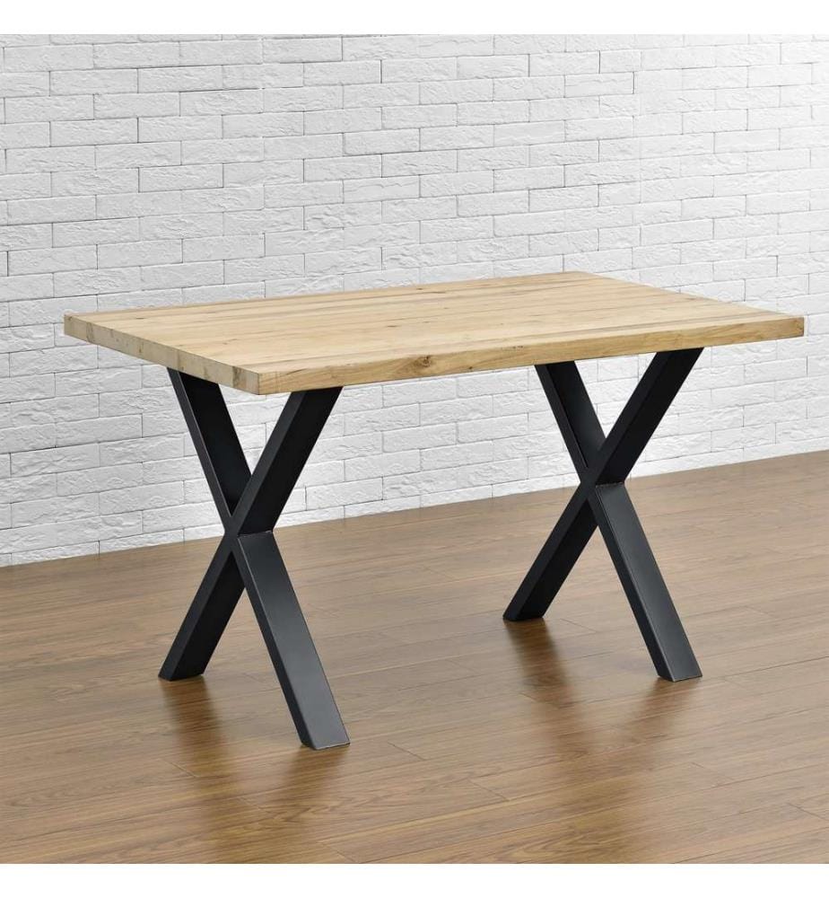 Tischbeine Metall 2er-Set Tischgestell Tischkufen 59x72 cm