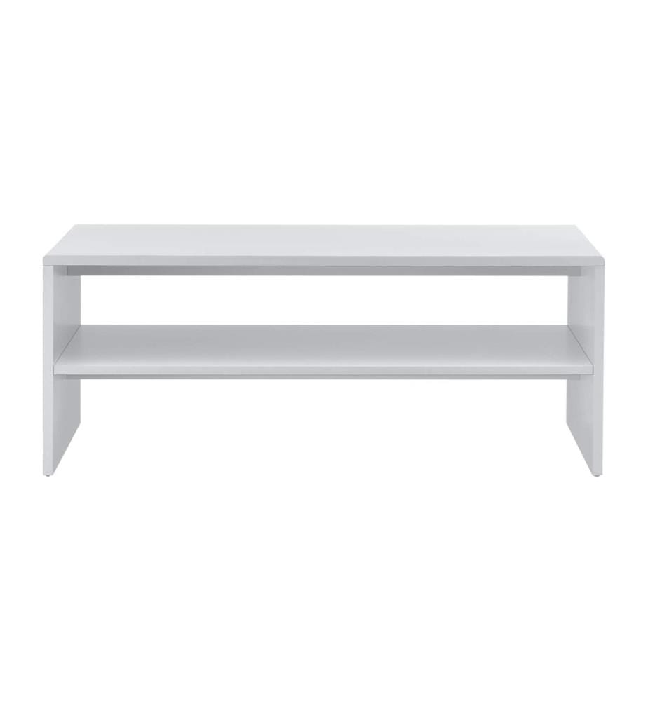 Couchtisch Trier 100x40x40 cm mit Ablage Weiss