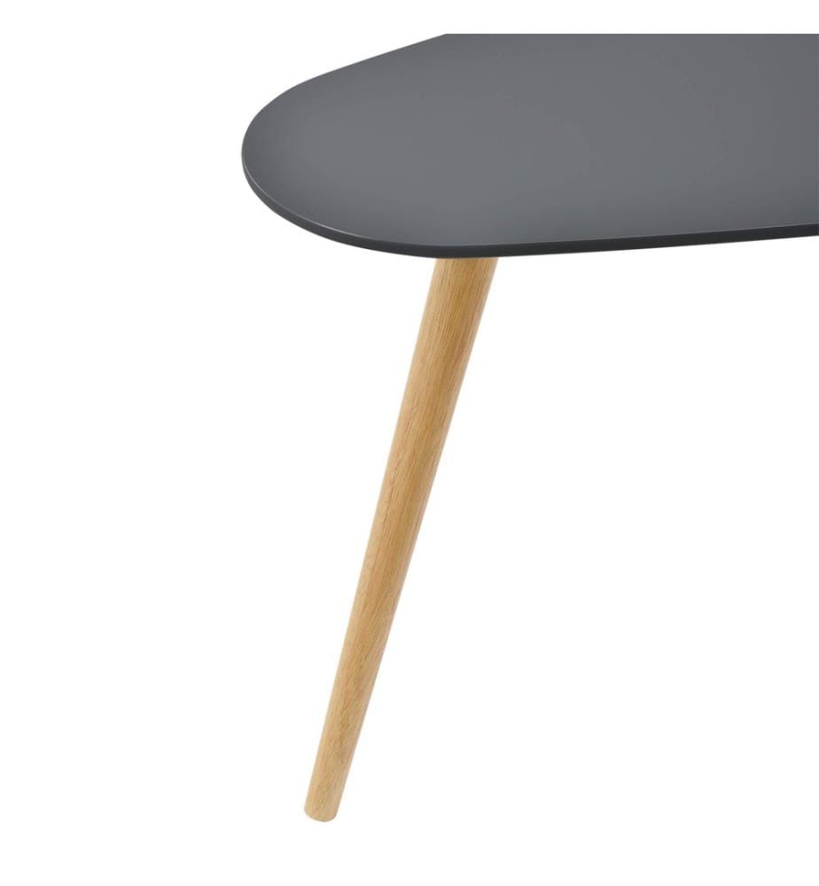 Lot de 2 tables basses Langesund, gris