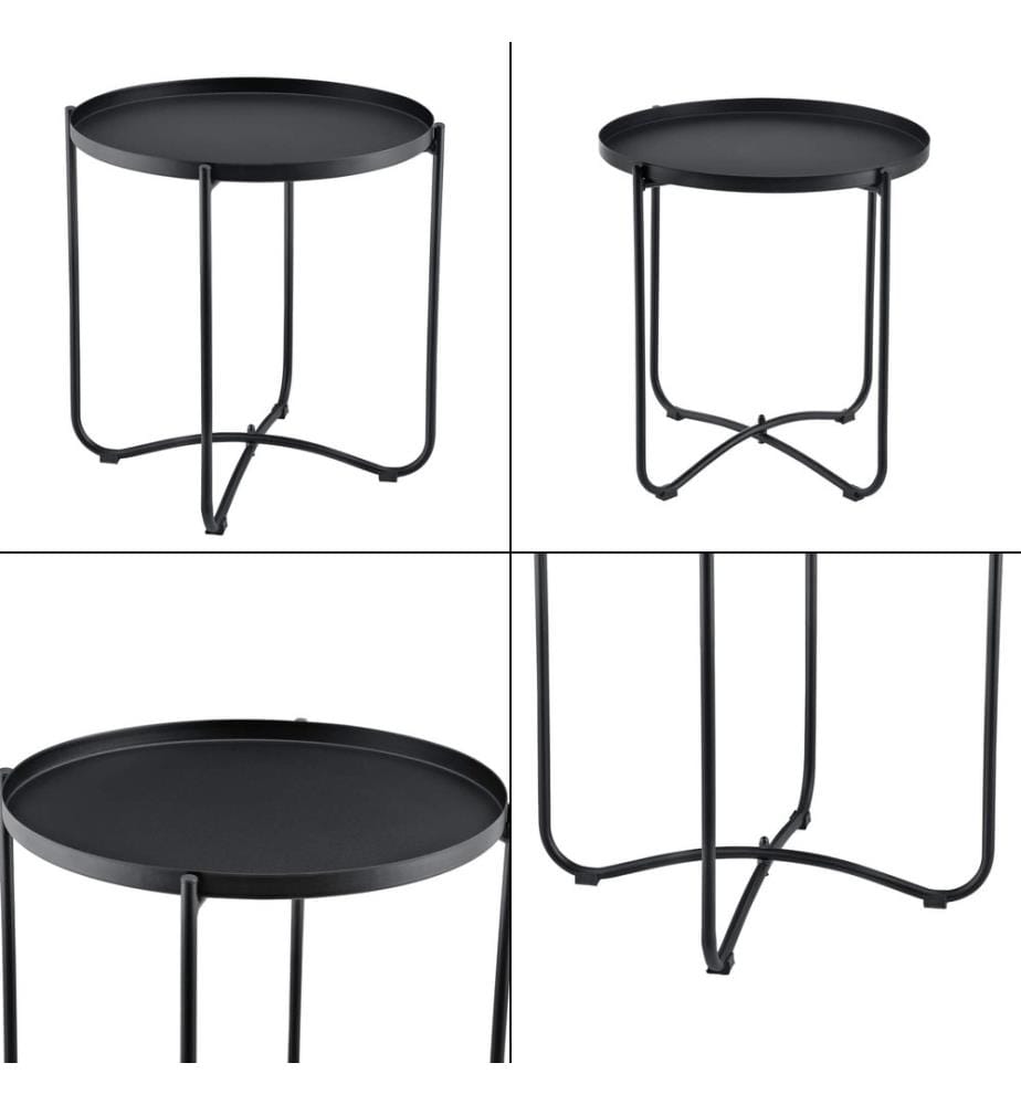 Ensemble de table 3 pièces : table Älvkarleby avec 2 chaises, noir