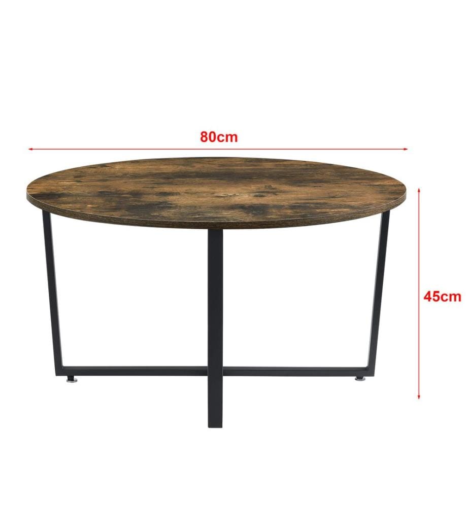 Table basse Vadstena 45 x 80 cm, teinte bois foncé