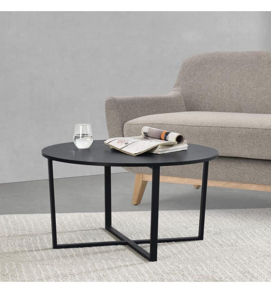 Table basse Vadstena 45 x 80 cm, noire