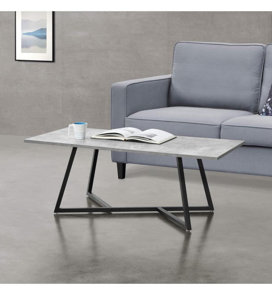 Couchtisch Mosta 120 x 60 x 45 cm Betonoptik
