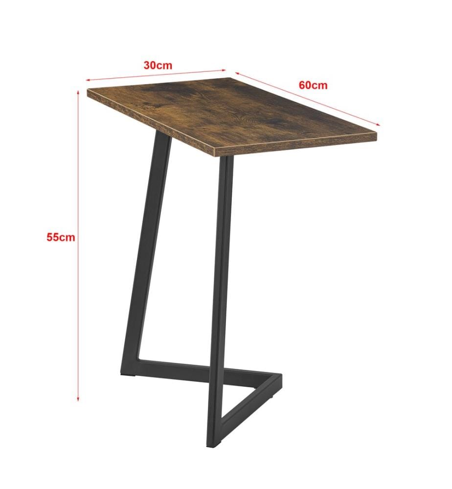 Beistelltisch Kalundborg 55x60x30 cm Dunkler Holzton