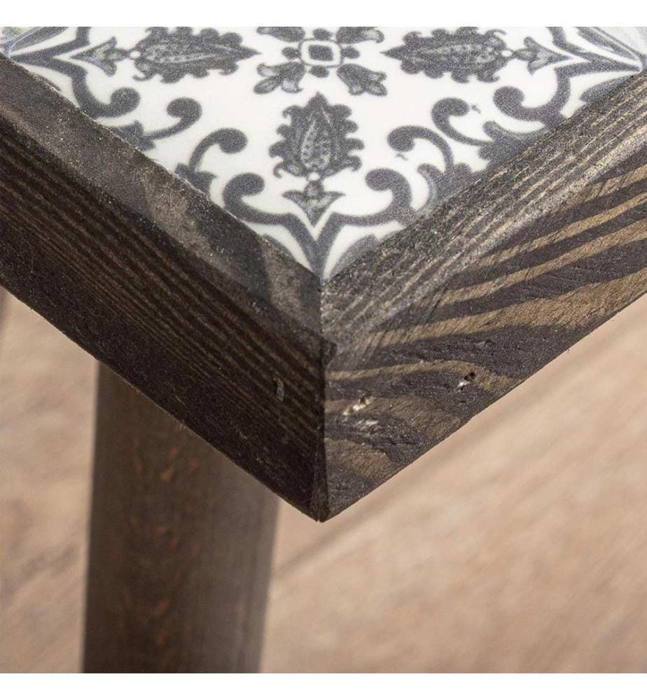 Table d'appoint Götene 45 x 32 x 32 cm, teinte bois foncé