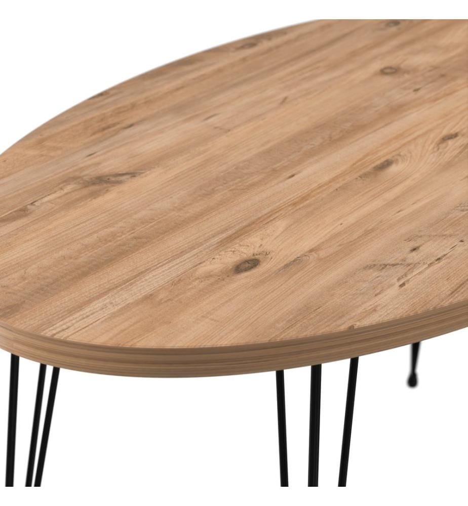 Table basse Skævinge 43 x 90 x 50 cm, couleur bois