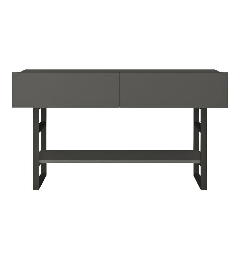 Table console Lappeenranta 139 x 43 x 76 cm, noir anthracite