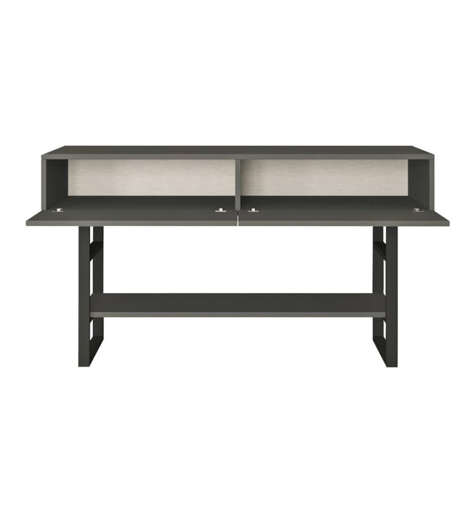 Table console Lappeenranta 139 x 43 x 76 cm, noir anthracite