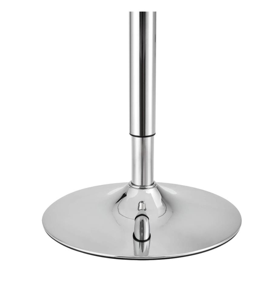 Bartisch Aberdeen Rund 60 cm und 68-88 cm hoch Metal Chrom Schwarz