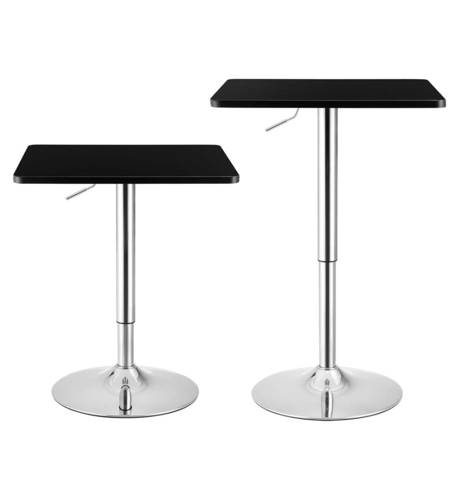 Bartisch Swansea quadratisch 60x60 cm und 68-88 cm hoch