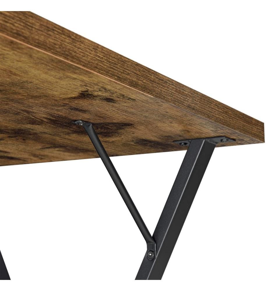 Bartisch Arboga 120x60x105 cm Dunkler Holzton