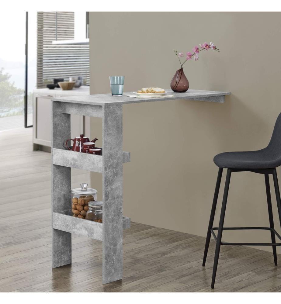Bartisch Bromölla 120x45x106 cm Betonoptik
