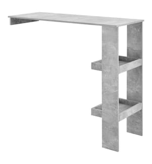 Bartisch Sölvesborg 120x45x106 cm für Wandmontage Betonoptik