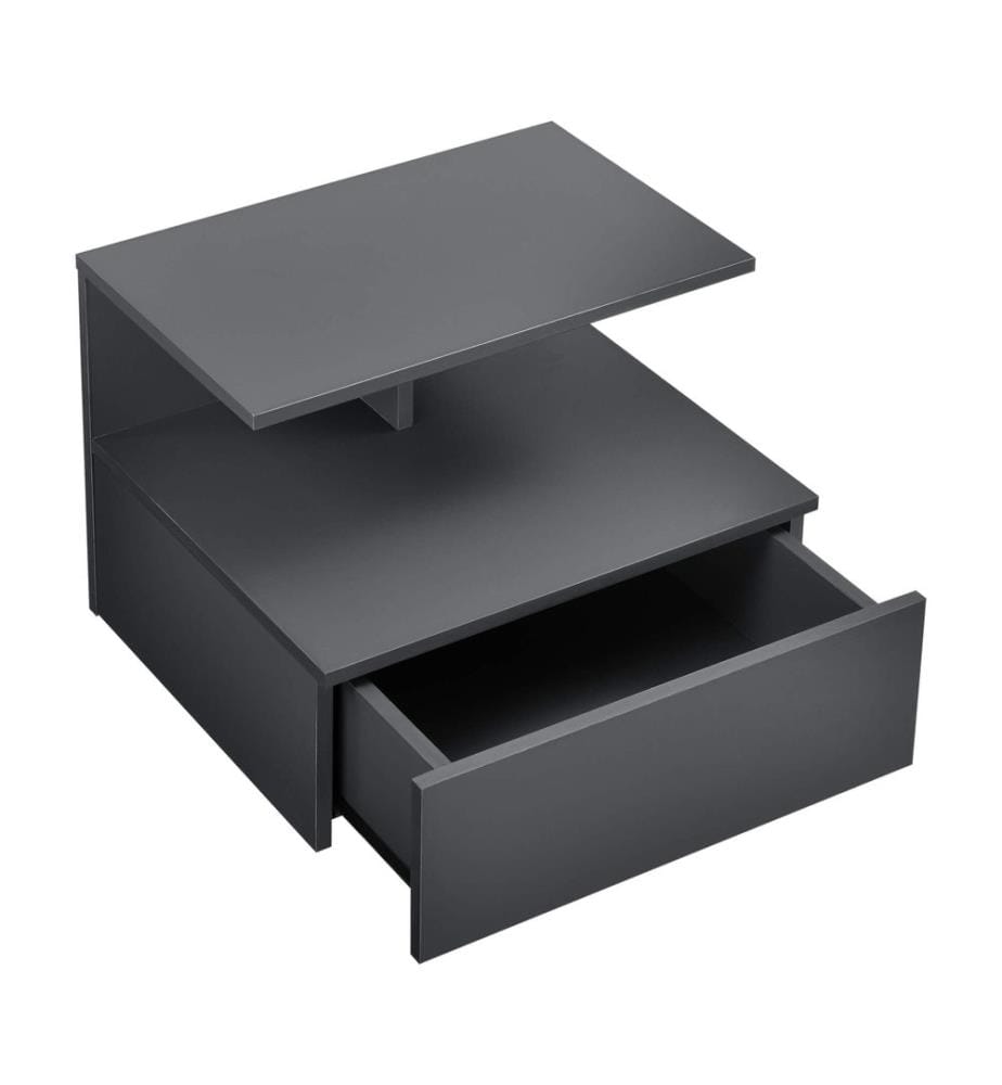 Nachttisch Amberg 40x35x31 cm Hängeregal mit Schublade