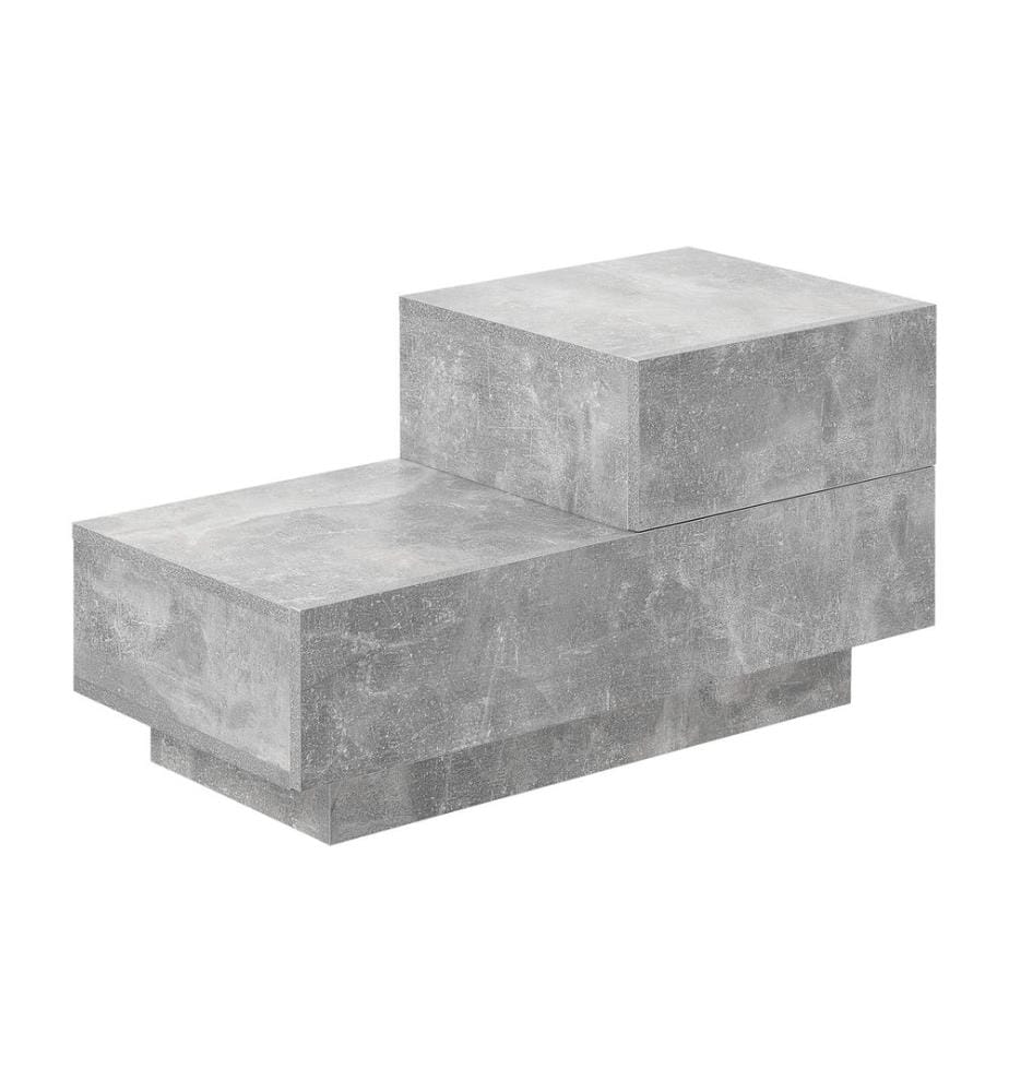 Nachttisch Sebokeng 38x70x35 cm mit Schublade Betonoptik
