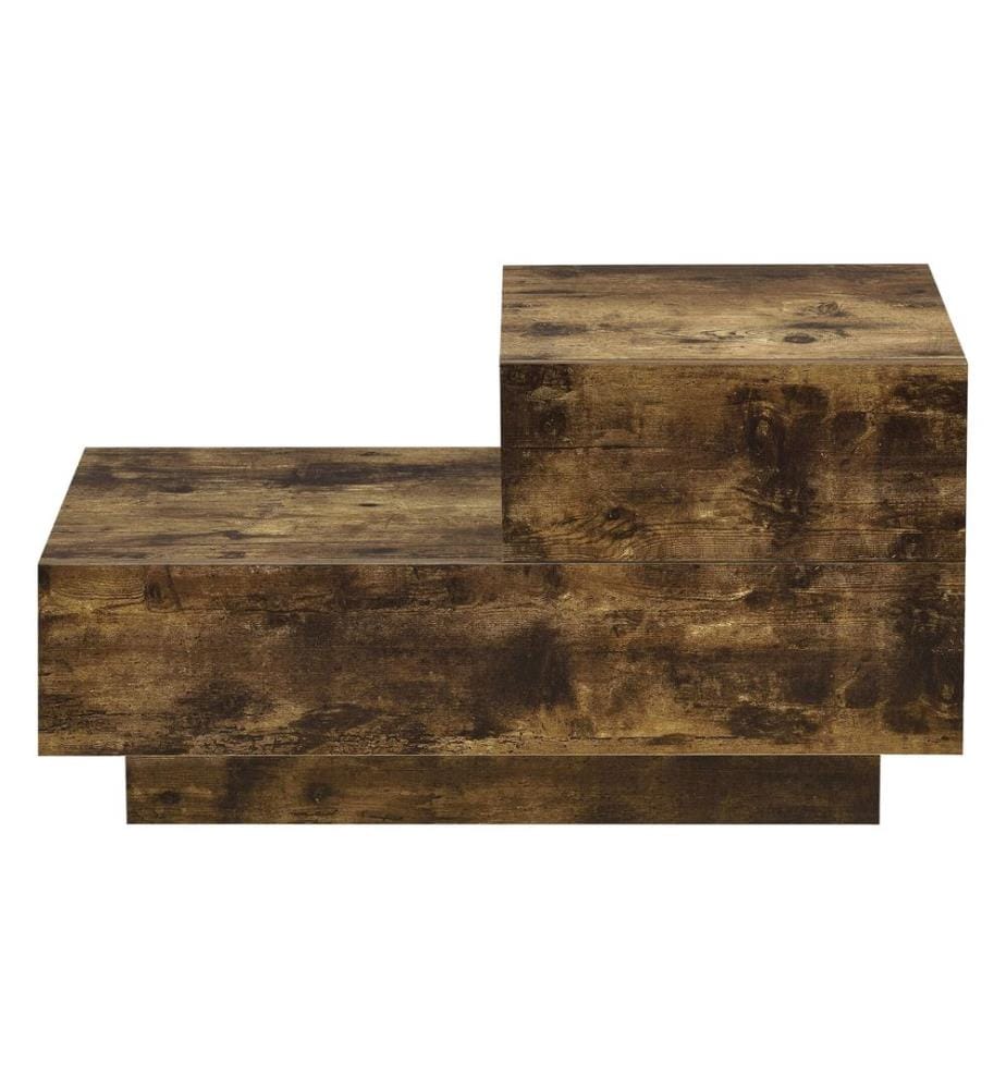 Nachttisch Sebokeng 38x70x35 cm mit Schublden Walnussoptik