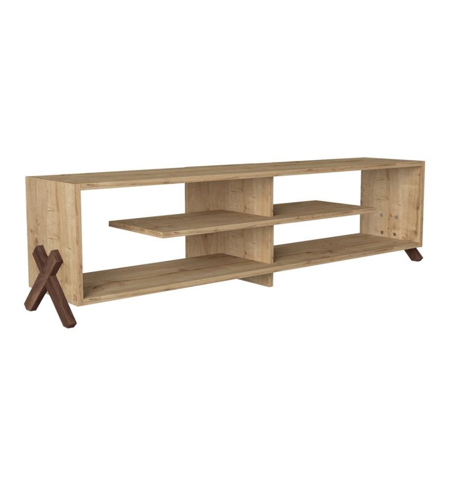 Fernsehtisch Perho 147.5x29.5x38.5 cm Saphir-Eiche