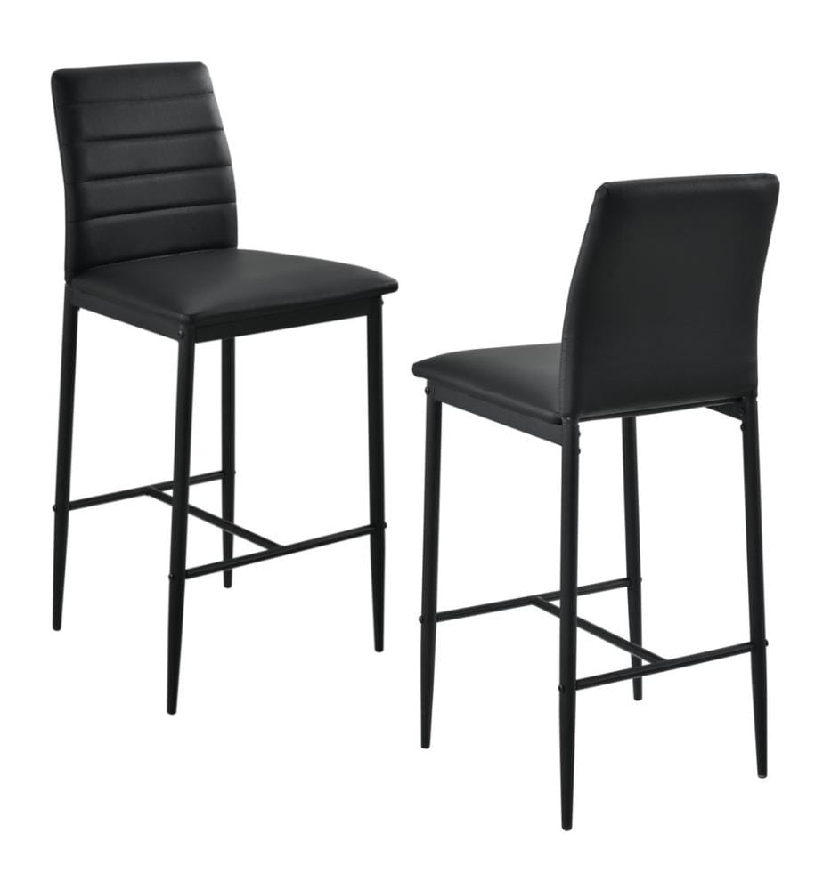 2er-Set Barhocker Barstuhl Lidköping mit Rückenlehne