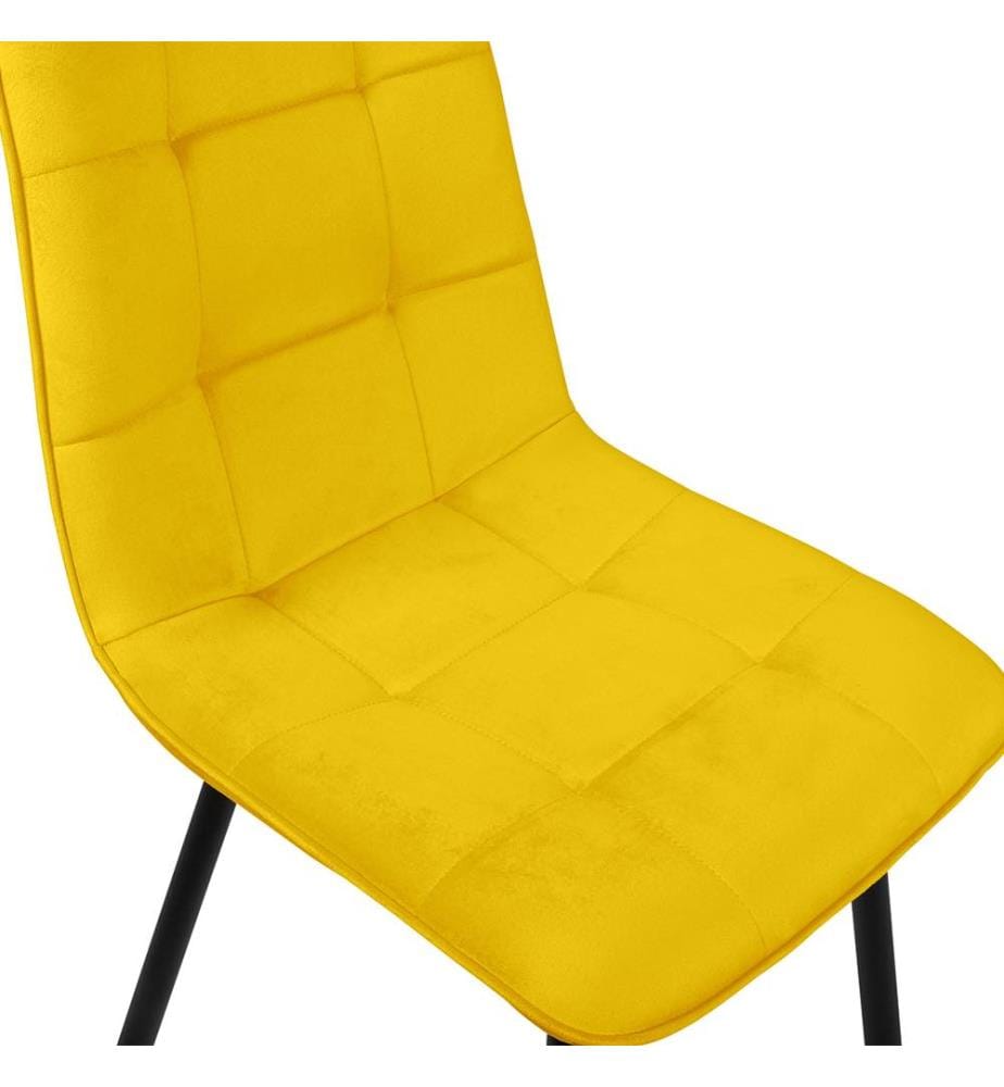 Set of 6 Linda Chairs 46 x 55 x 88 cm - Multicolor