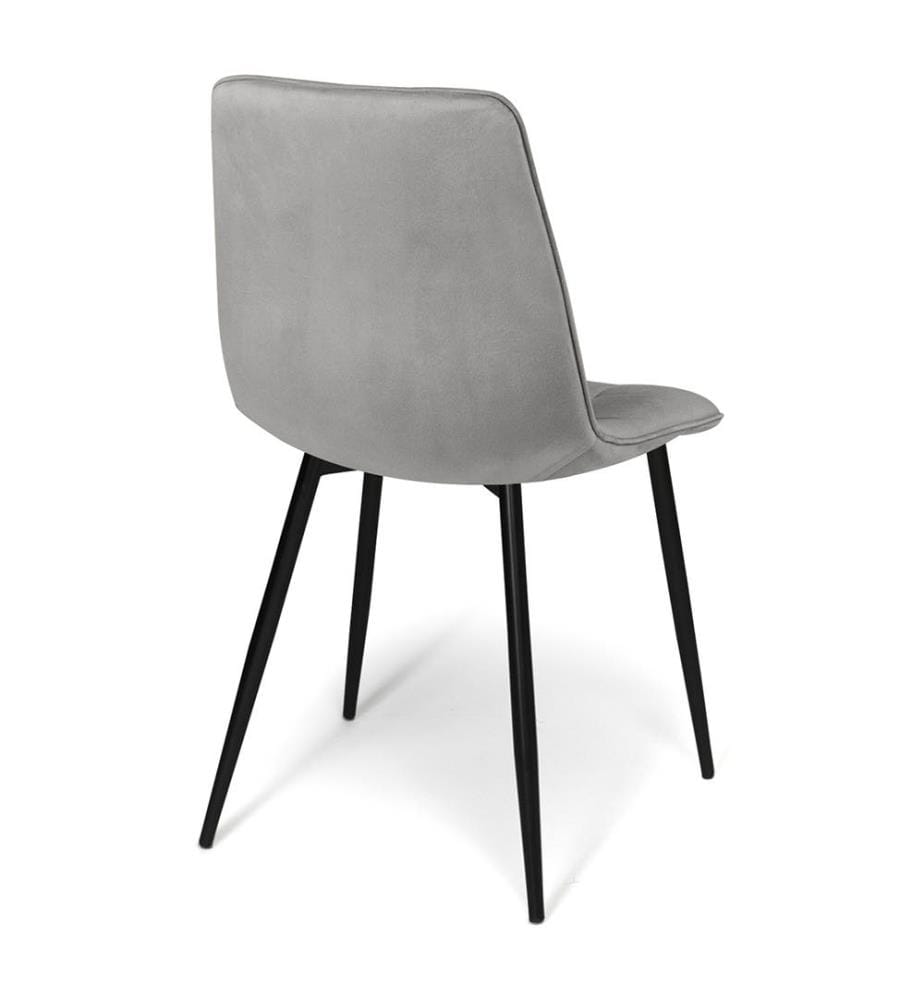 Set of 6 Linda Chairs 46 x 55 x 88 cm - Gris Clair