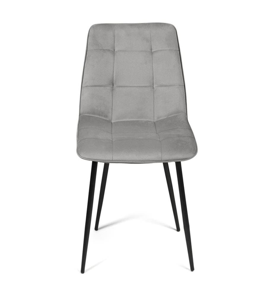 Set of 6 Linda Chairs 46 x 55 x 88 cm - Gris Clair
