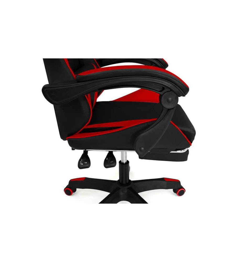 Office Chair 63 x 62 x 114-124 cm - Black & Red
