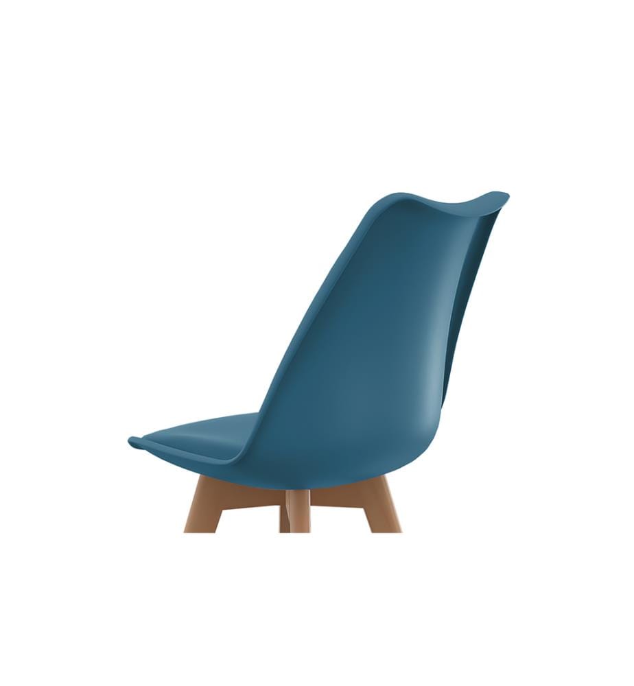 Set of 6 Nordia Chairs 46 x 51 x 79.5 cm - Blue