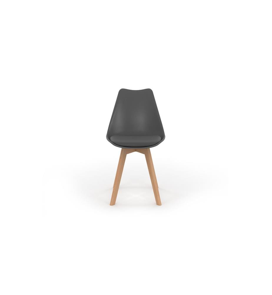 Set of 6 Nordia Chairs 46 x 51 x 79.5 cm - Grey