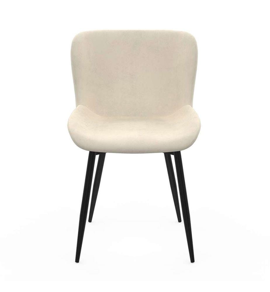 Set of 2 Taylor Chairs - Cream and Black