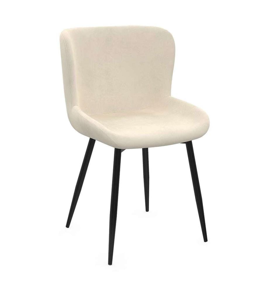 Set of 2 Taylor Chairs - Cream and Black