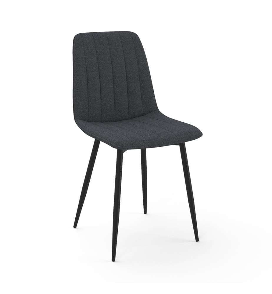 Set of 6 Fiona Chairs - Dark grey