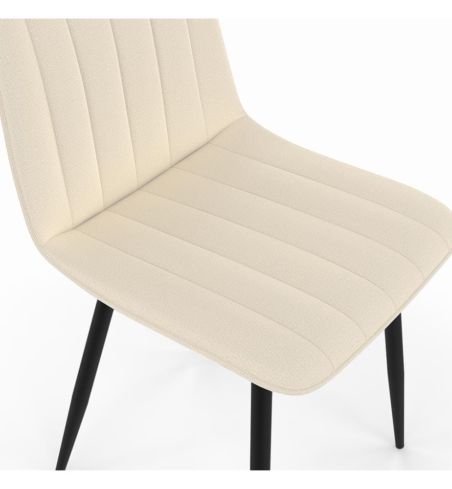 Set of 6 Fiona velvet chairs - Multicolor