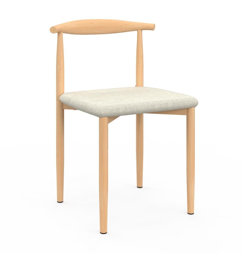 Set of 6 Adam Chairs - Beige
