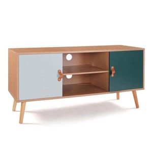 Aria TV Unit 113 x 39.5 x 53.5 cm - Grey & Green