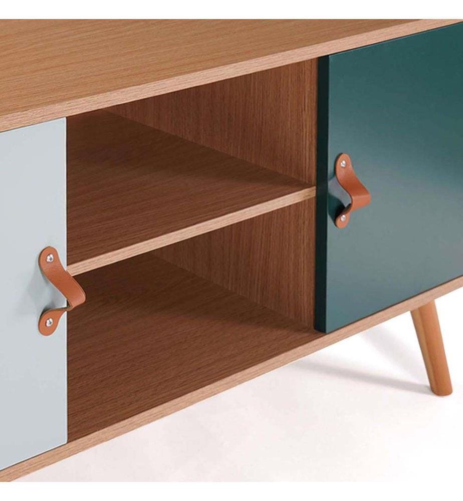 Aria TV Unit 113 x 39.5 x 53.5 cm - Grey & Green