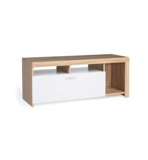 Maryse TV Stand 110 x 40 x 45 cm - Wood & White