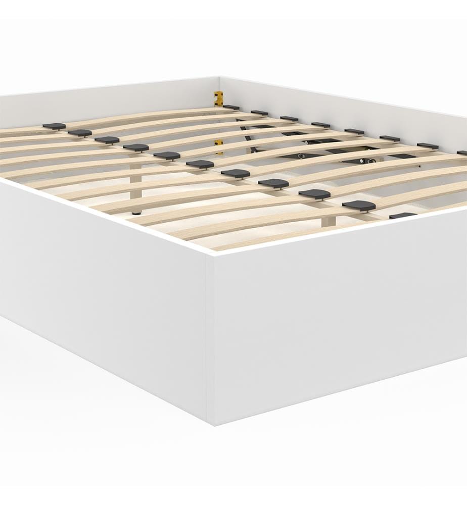 Kastenbett Malta mit Bettkasten 160x200cm - Weiss