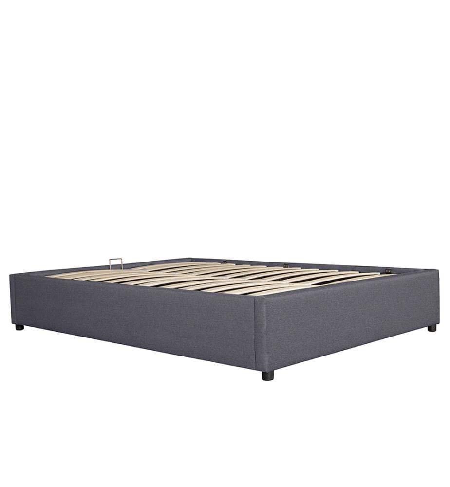 Kastenbett Otto mit Bettkasten 140x190cm - Grau