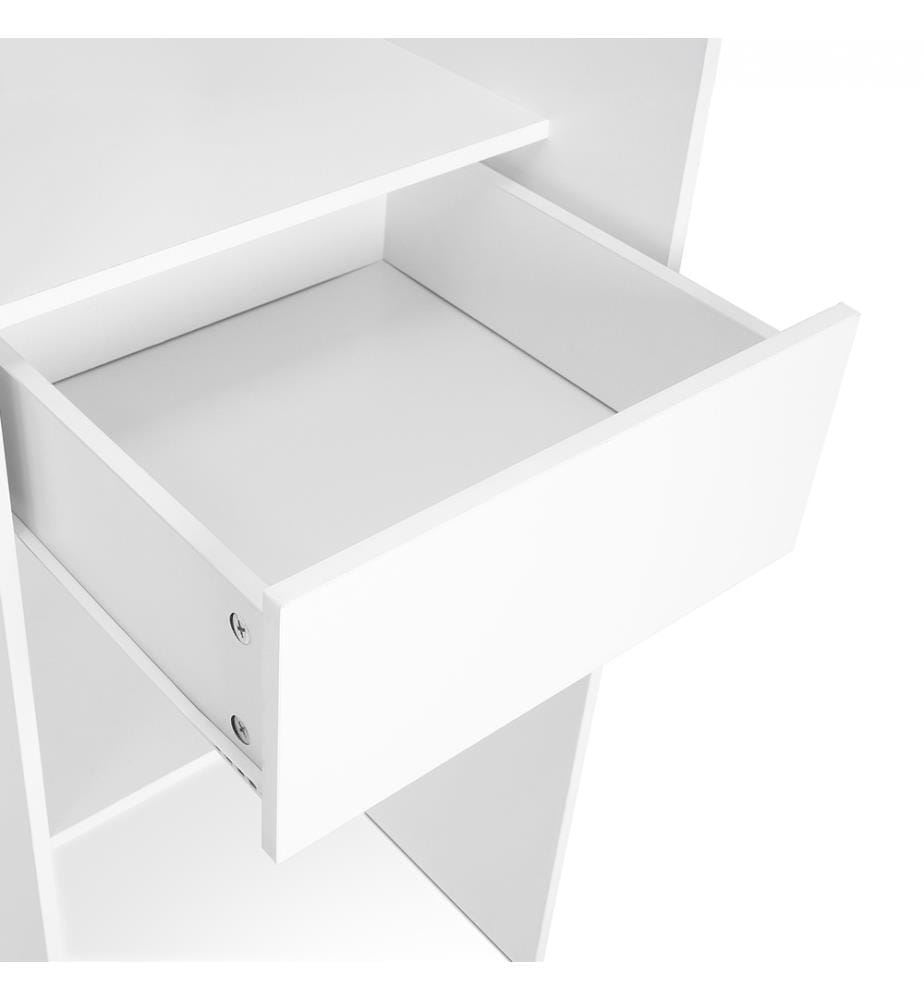 Justine corner dresser 230cm white